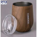 SPICE コークシクル ウォルナット ステムレス 300mL 蓋付き 真空断熱 ステンレス タンブラー マグ CORKCICLE WALNUT STEMLESS 12oz 2312PWW スパイス