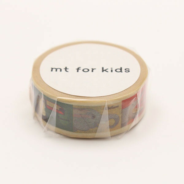mt for kids 動物テープ マスキングテープ MT01KID010 カモ井加工紙
