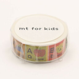 mt for kids アルファベットA-M マスキングテープ MT01KID013 カモ井加工紙