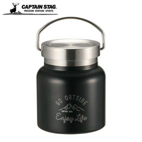 yXSi|Cg10{zCAPTAIN STAG HDt[h|bg 280ml ubN t[hRei[  ^fM ۉEۗ e UE-3437 LveX^bO p[ D2310