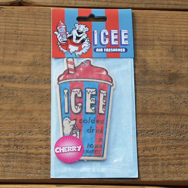 【店内全品ポイント10倍】ICEE AIR FRESHNER OLD(CHERRY) USAグッズエアーフレッシュナー アメリカ 企業モノ