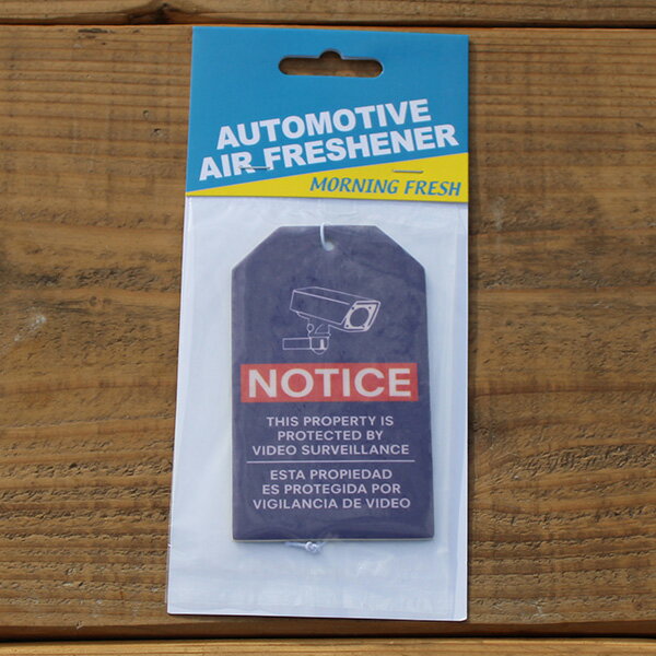 yXSi|Cg10{zAUTOMOTIVE AIR FRESHNER NOTICE NAVY(MORNING FRESH) USAObY C_XgA GA[tbVi[ AJ