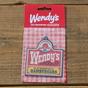 【5/1限定 全品P5倍〜12倍】WENDY S AIR FRESHNER OLD STRAWBERRY USAグッズ ファストフード エアーフレッシュナー アメリカ ウェンディーズ 企業モノ