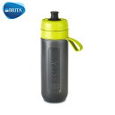 BRITA 携帯用浄水ボトル 600ml アクティブ ライム マイクロディスクフィルター1個付 ボトル型浄水器 ブリタ