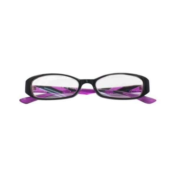 ハックベリー ちょっとおしゃれな老眼鏡 ( 2.0度 UVカットレンズ ) プラスティックフレーム パープル系 ( 紫 ) P042S2