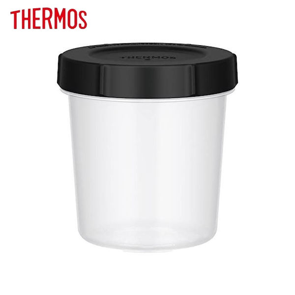 THERMOS 保存容器 Myフードコンテナー 丸型 700mL ブラック KC-RA700 BK サーモス