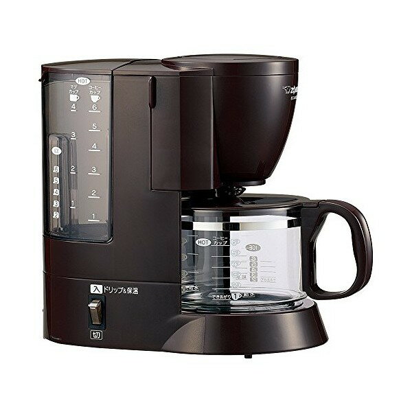 【店内全品ポイント10倍】象印 ZOJIRUSHI コーヒーメーカー ダークブラウン EC-AK60-TD