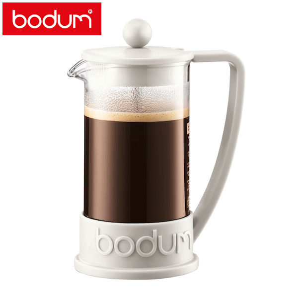 フレンチプレス 【長期欠品中につき、入荷次第の予約販売】bodum ブラジル フレンチプレスコーヒーメーカー 0.35L オフホワイト 10948-913 ボダム D2312