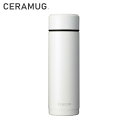 【5/1限定、全品P5倍〜12倍】CERAMUG セラブリッドマグボトル 180ml ホワイト MB-06SBWH 水筒 魔法瓶 セラマグ 京セラ KYOCERA 白 PFASフリー PFOAフリー