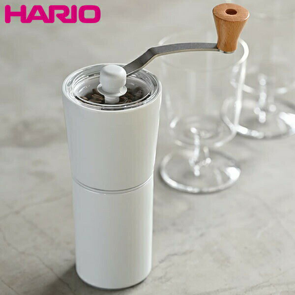 HARIO Simply Ceramic Coffee Grinder ߥåҡ饤 ۥ磻 S-CCG-2-W ϥꥪ