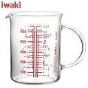 iwaki 把手付きメジャーカップ 500ml 計量カップ BTMC500T-R イワキ