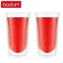 Bodumのダブルウォールグラス bodum ドゥーロ ダブルウォールグラス 0.35L 2個セット 12137-10 ボダム