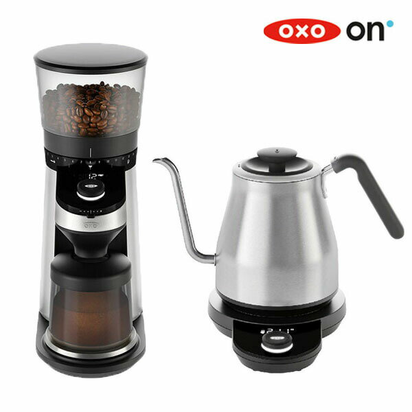 OXO ON コーヒーグラインダー + ドリップケトル 2点セット