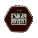 タニタ デジタル温湿度計 TT-573 ブラウン TANITA CODE：118881 茶色