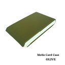 メトレ カードケース オリーブ Metle Card Case Olive 名刺入れ メンズ レディース