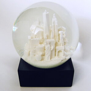 スノードーム Cool Snow Globe NYC white クール スノー グローブ NYC ホワイト