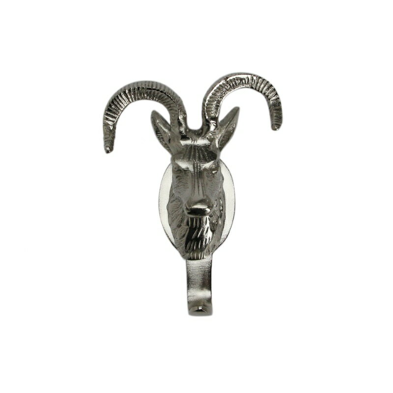 アルミ ビックホーン ウォールフック Aluminium Bighorn Wall Hook ウォールフック おしゃれ 動物 ヒツジ 北欧 壁 引っ掛け 3