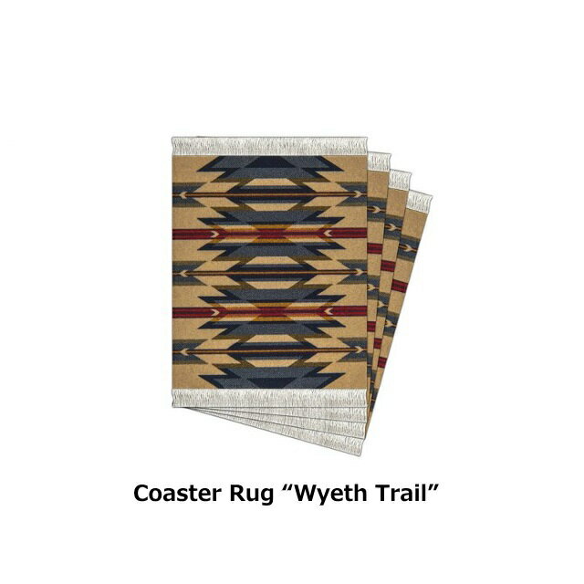 コースターラグ ワイストレイル Coaster Rug Wyeth Trail コースター 4枚セット おしゃれ 花瓶 一輪挿し 敷物