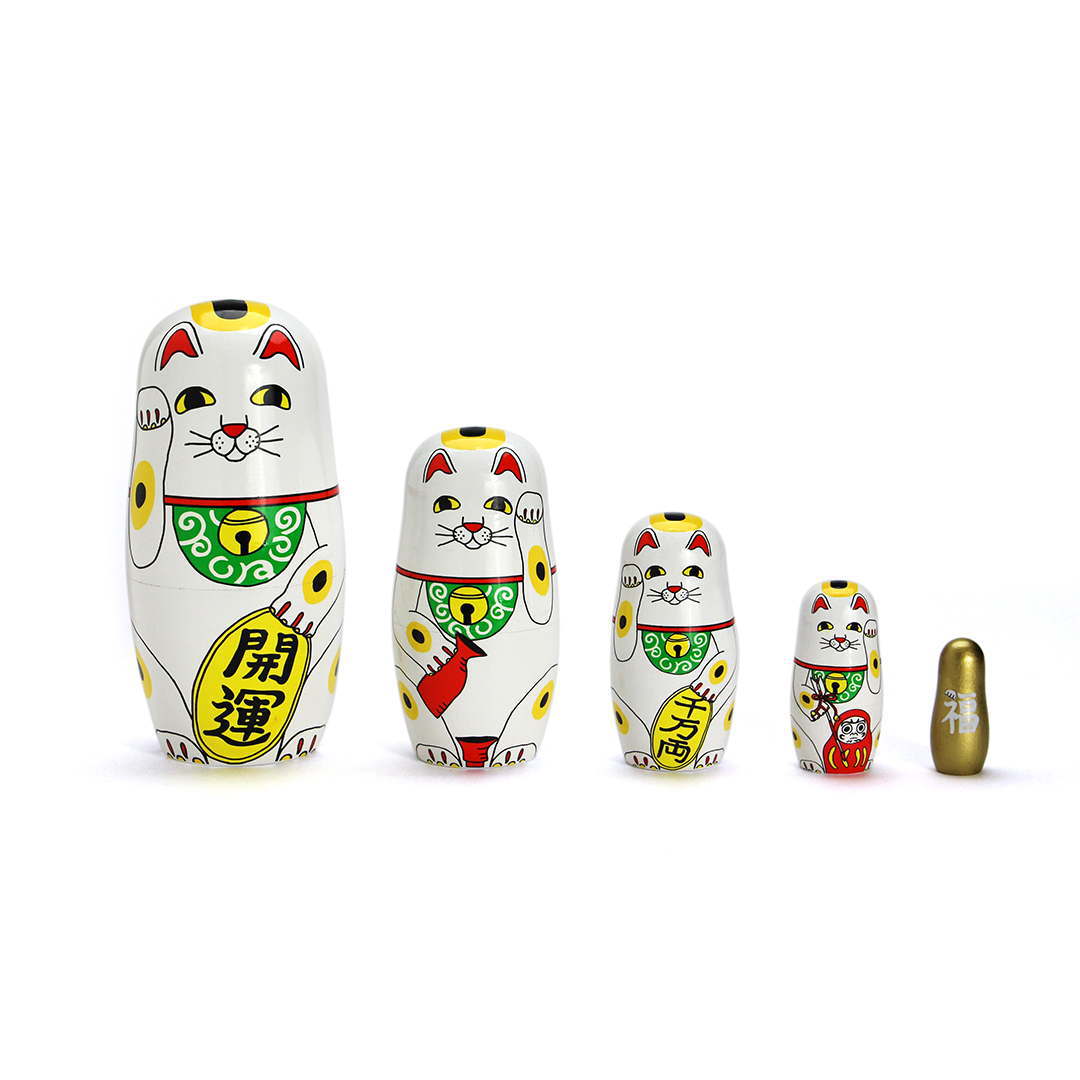 楽天市場】マトリョーシカ 猫(素材(インテリア)木)の通販 楽天市場】マトリョーシカ 猫(素材(インテリア)木)の通販