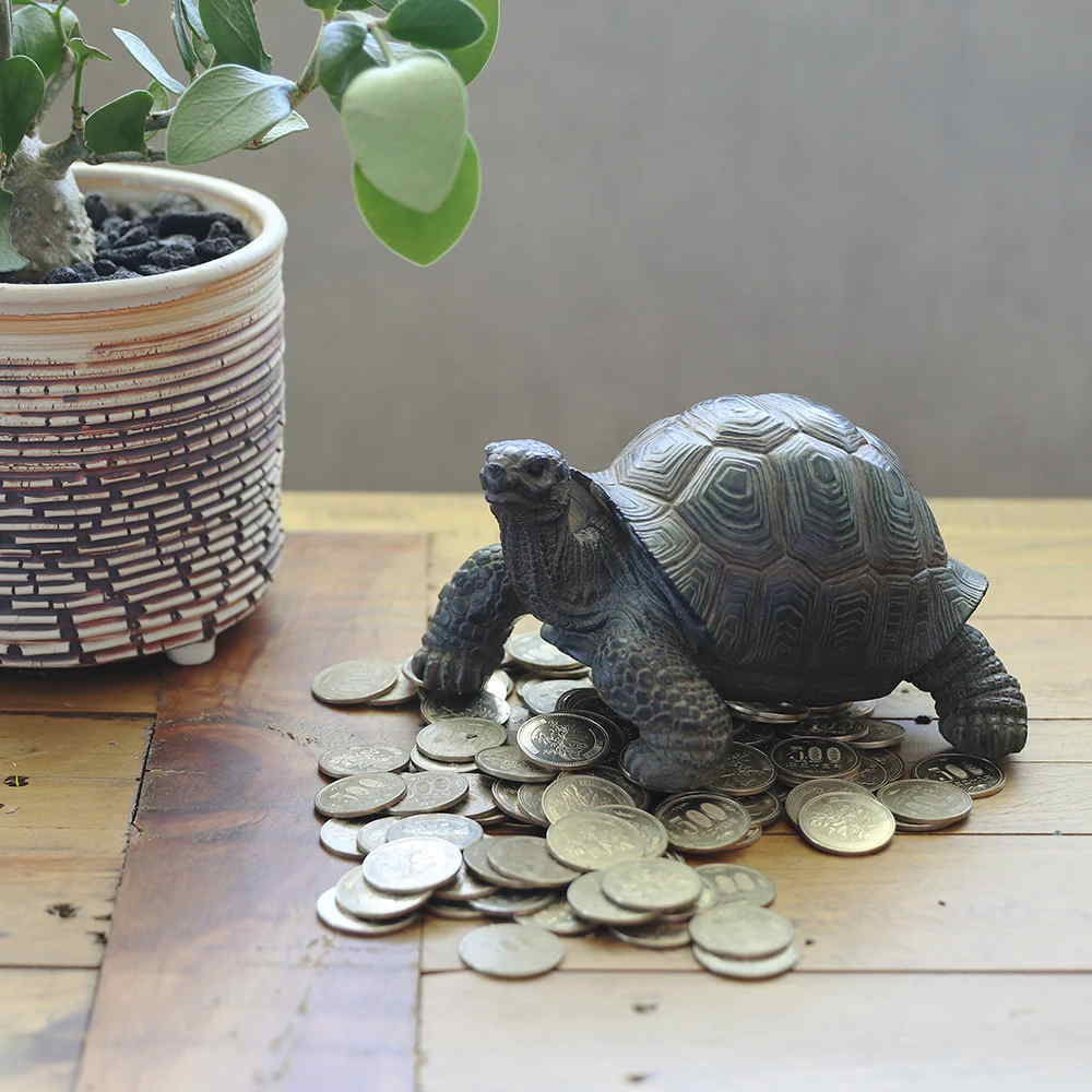 カメ 置物 ペットバンク トータス Pet Bank Tortoise カメ 亀 置物 貯金箱