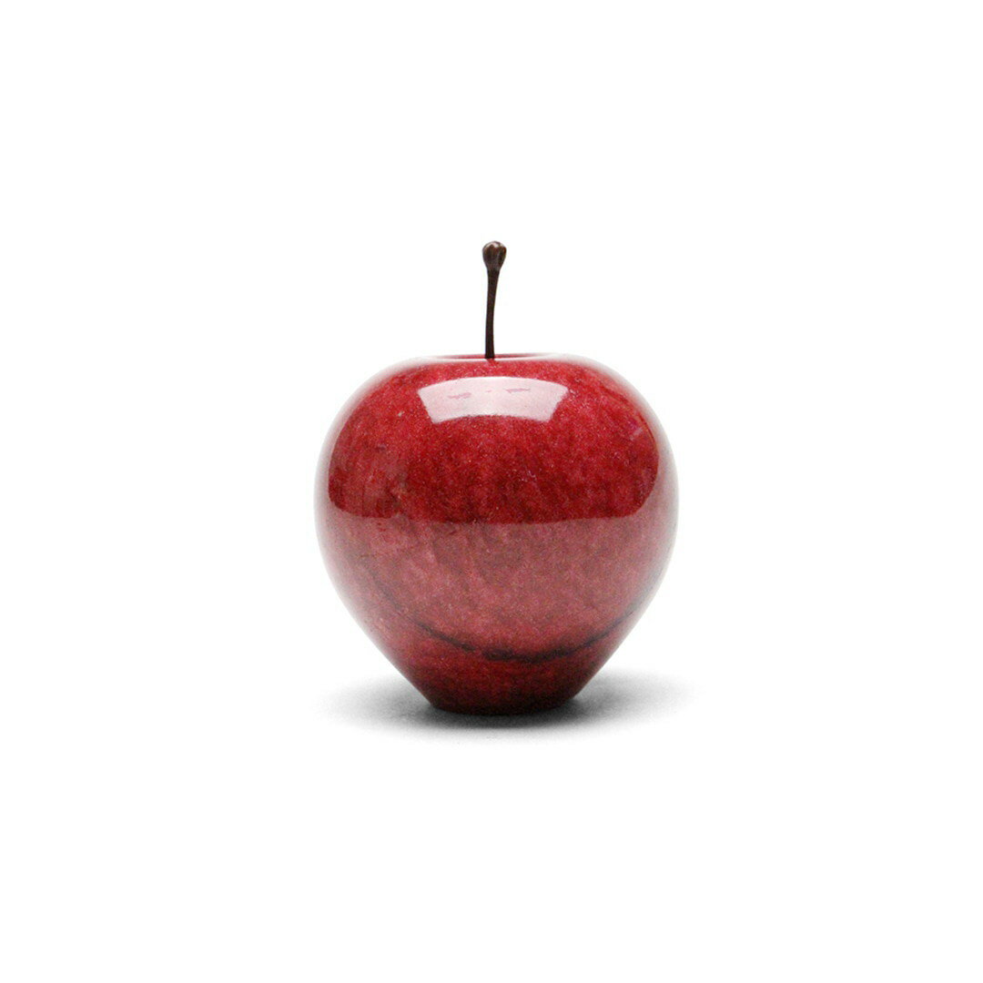 オブジェ 置物 りんご マーブルアップル レッド ラージ Marble Apple Red Large 置物 オブジェ 大理石 りんご 天然石 インテリア ペーパーウェイト