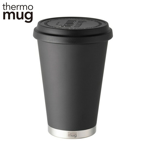 タンブラー（3000円程度） thermo mug MOBILE TUMBLER MINI (300ml) BLACK サーモマグ (L-6) M17-30