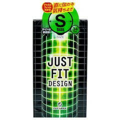 JUST FIT DESIGN （ジャストフィットデザインコンドーム） Sサイズ 12個入