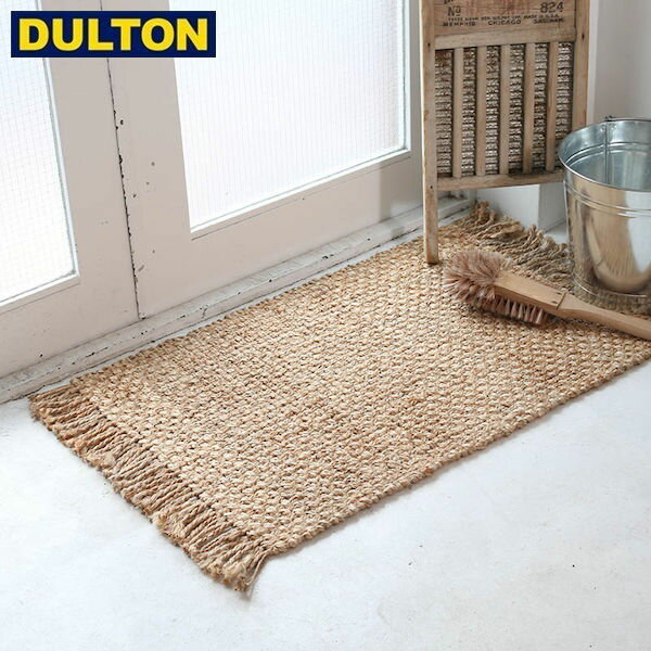 【店内全品ポイント5倍〜10倍】DULTON グリッド ジュート マット 600x900 ナチュラル GRID JUTE MAT HAND WEAVE 900 NT【CODE：T19-0067/90NT】 ダルトン インダストリアル DIY 男前 インテリア