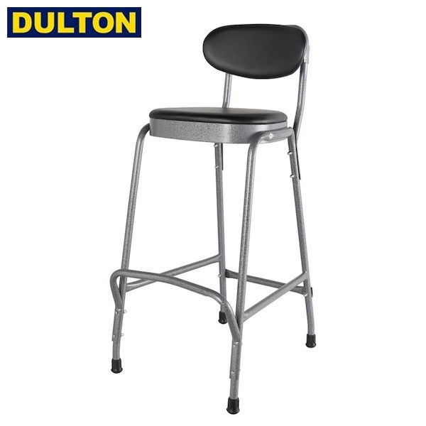 【店内全品ポイント5倍〜10倍】DULTON スチール ハイ チェア ハンマートーングレー STEEL HIGH CHAIR H.GRAY【CODE：120-362GY】 ダルトン インダストリアル DIY 男前 インテリア