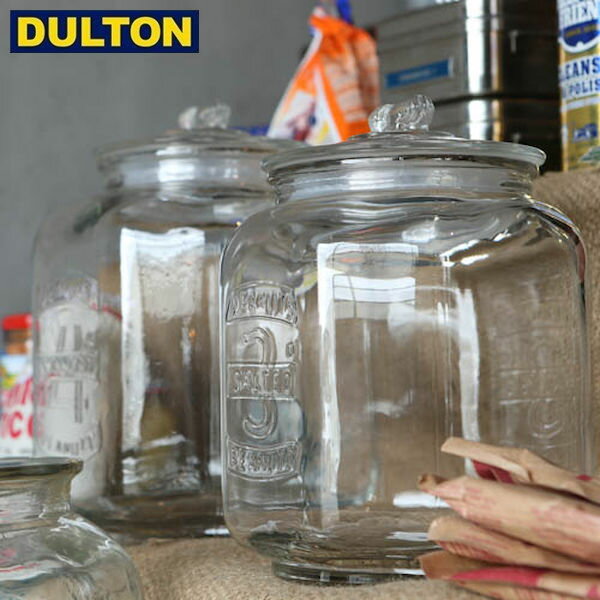 DULTON GLASS COOKIE JAR 3L (品番：CH00-H05-3) ダルトン インダストリアル アメリカン ヴィンテージ 男前 ガラス クッキージャー 3L