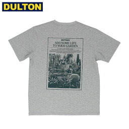 【店内全品ポイント5倍〜10倍】DULTON ボタニー Tシャツ S グレー (品番：T22-0488S/GY) BOTANY T-SHIRT BACK S GRAY ダルトン インダストリアル アメリカン ヴィンテージ 男前