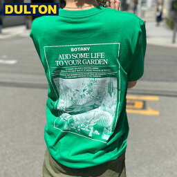 【店内全品ポイント5倍〜10倍】DULTON ボタニー Tシャツ バック M グリーン (品番：T22-0489M/GN) BOTANY T-SHIRT BACK M GREEN ダルトン インダストリアル アメリカン ヴィンテージ 男前