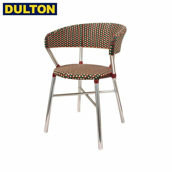 DULTON Aluminum roundish chair Red/Green ガーデンチェア 【品番：F19-0001RD/GN】 ダルトン インダストリアル アメリカン ヴィンテージ 男前