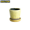 DULTON カラー グレーズド ポット イエロー COLOR GLAZED POT YELLOW 【品番：CH13-G476YL】 ダルトン インダストリアル アメリカン ヴィンテージ 男前