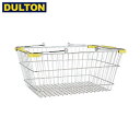 【店内全品ポイント5倍〜10倍】DULTON マーケットバスケット クローム/イエロー MARKET BASKET CROME/YEL 【品番：CH99-W04CR/YL】 ダルトン インダストリアル アメリカン ヴィンテージ 男前