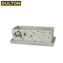 DULTON SOLID PLANTER RECTANGLE L R.GRAY  ダルトン インダストリアル アメリカン ヴィンテージ 男前 ソリッド プランター レクタングル L ラフグレイ