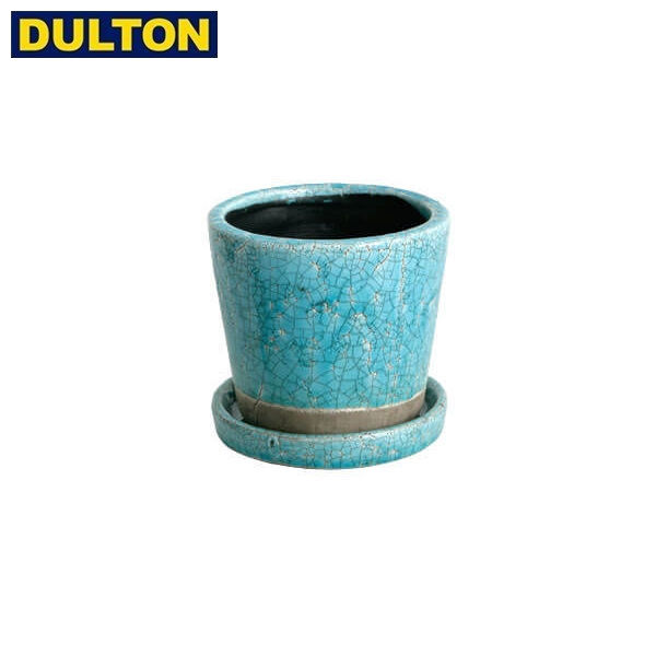 DULTON COLOR GLAZED POT TURQUOISE  ダルトン インダストリアル アメリカン ヴィンテージ 男前 カラー グレイズド ポット ターコイズ