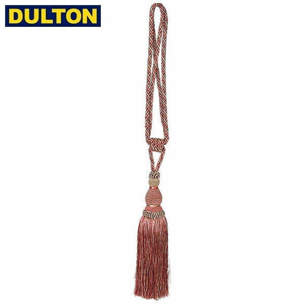 【全品P5〜10倍】DULTON CURTAIN TASSEL BONNIE PEACH 【品番：A655-743PE】 ダルトン インダストリアル アメリカン ヴィンテージ 男前 カーテンタッセル ボニー