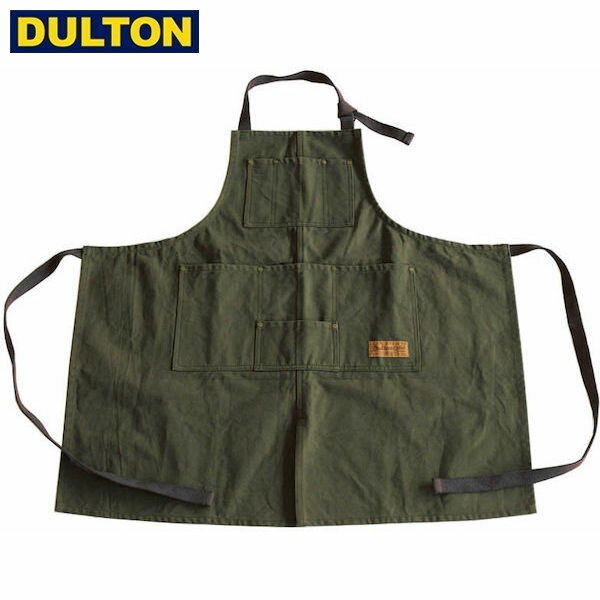 DULTON MW WORK APRON KHAKI 【品番：G619-828KH】 ダルトン インダストリアル アメリカン ヴィンテージ 男前 MW ワークエプロン カーキ