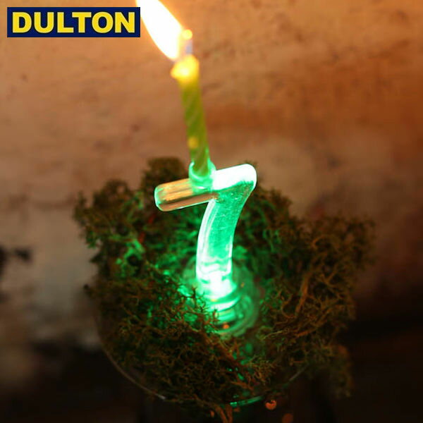 DULTON LED BIRTHDAY NUMBER CANDLE 7 (品番：G855-1084-7) ダルトン インダストリアル アメリカン ヴィンテージ 男前 LED バースデイナンバー キャンドル 7