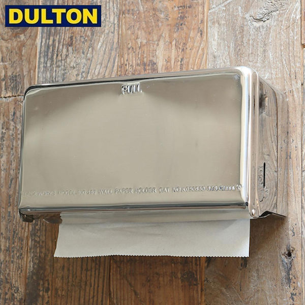 【P5倍】DULTON TISSUE DISPENSER STAINLESS (品番：100-160N-SS) ダルトン インダストリアル アメリカン ヴィンテージ 男前 ティッシュ ディスペンサー ステンレス