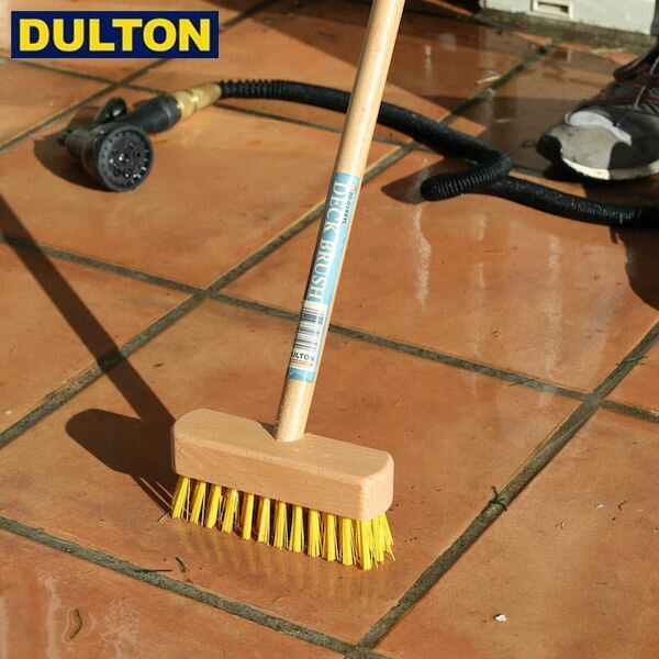 DULTON fbL uV CG[ DECK BRUSH YELLOWyCODEFH20-0184YLz _g C_XgA DIY jO CeA