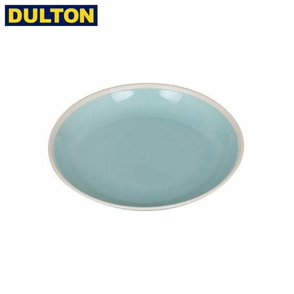 【店内全品ポイント5倍〜10倍】DULTON スープ プレート ウィズ ホワイト リム ターコイズ SOUP PLATE WITH WHITE RIM TURQUOISE (品番：K21-0323TQ) ダルトン インダストリアル アメリカン ヴィンテージ 男前