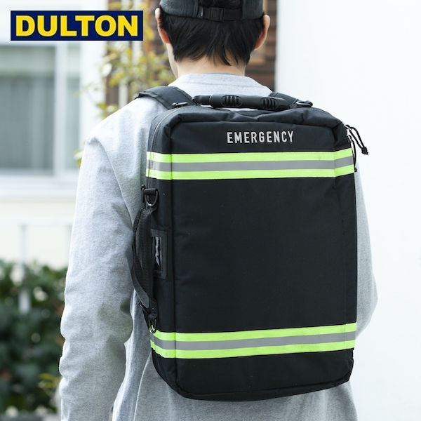 DULTON エマージェンシー バッグ ブラック EMERGENCY BAG BLACK  ダルトン インダストリアル 男前