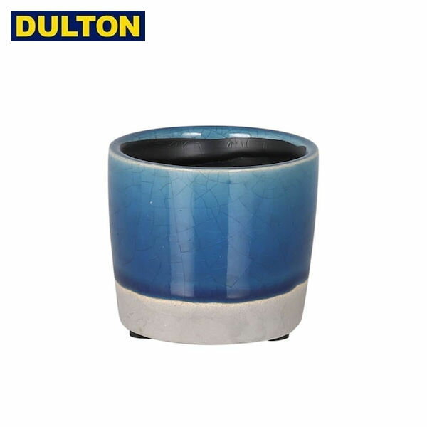 DULTON カラー グレイズド ポット カバー ミッドナイトブルー COLOR GLAZED POT COVER MIDNIGHT BLUE  ダルトン インダストリアル 男前