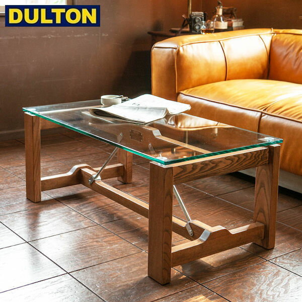 【店内全品ポイント5倍〜10倍】DULTON “WRIGHT” COFFEE TABLE CLEAR 