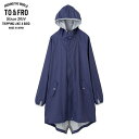 【5/1限定、全品P3倍〜12倍】TO＆FRO RAINCOAT NAVY size L 【L-1】ハイスペック耐水 親指出し可能 軽量 パッカブル