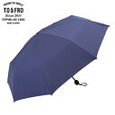 【P5倍】TO＆FRO UMBRELLA LARGE NAVY 【L-1】軽量撥水折りたたみ傘 UVカット率99.9％