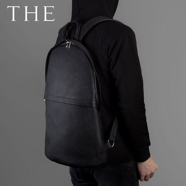 楽天neut PLOTS【店内全品ポイント5倍〜10倍】『THE』 THE DAY PACK leather BLACK デイパック リュック バックパック 中川政七商店