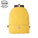 【P5倍】TO＆FRO BACKPACK PLAIN MUSTARD 【L-1】耐久撥水生地KITE使用 デイパック